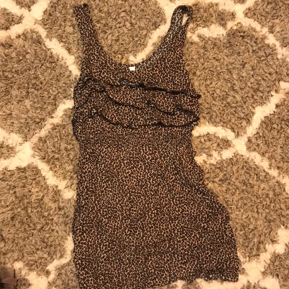 Cheetah print dress